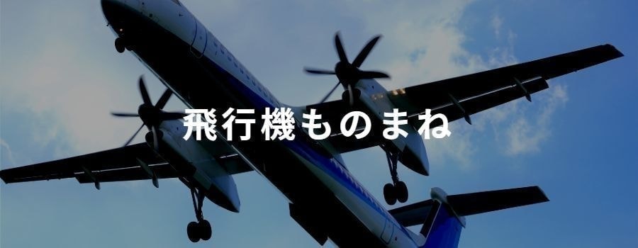 飛行機ものまね立川真司